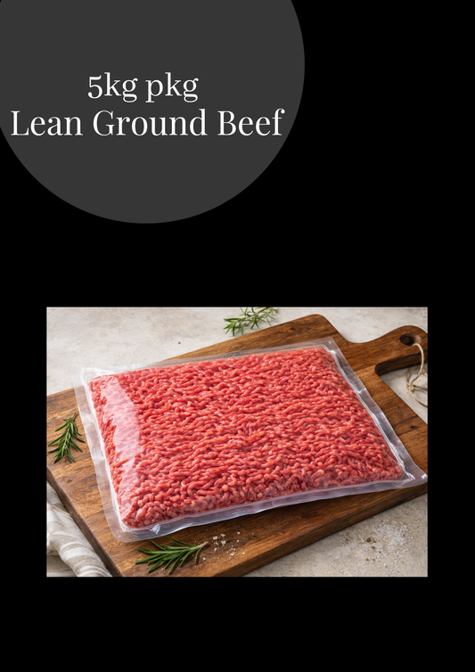 Lean Ground Beef 5 kg Package